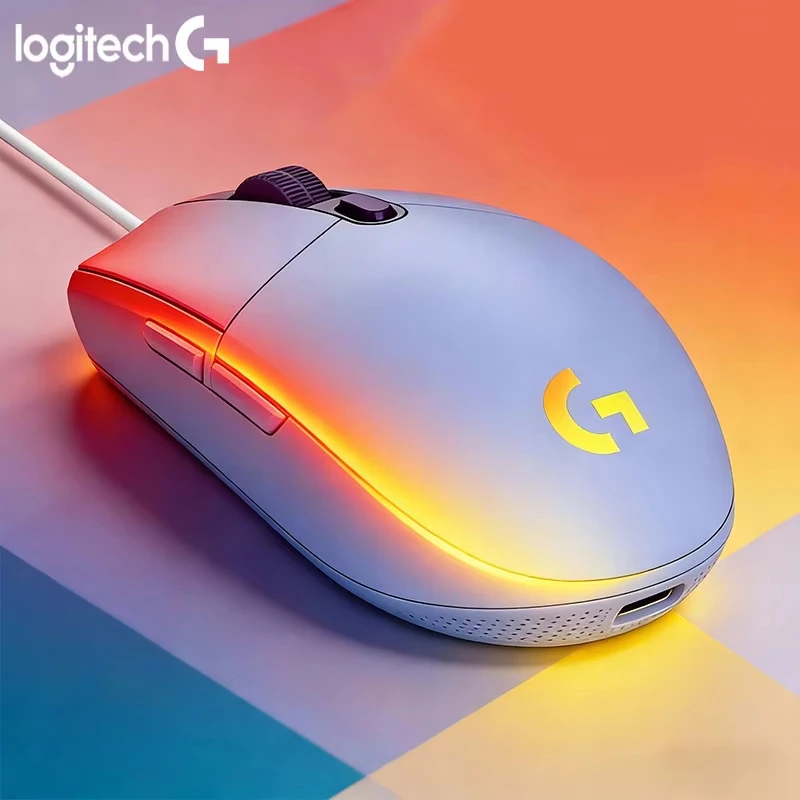Logitech Mouse G203 - Mouse Gaming Berkabel Logitech G203 LIGHTSYNC