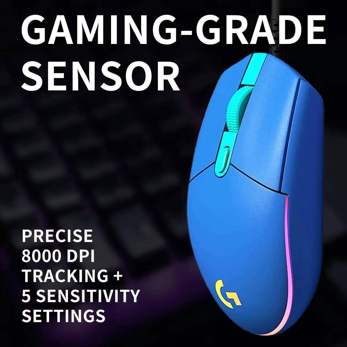 Logitech G203 Mouse Gaming Ber - Logitech Mouse G203 ulasan dan harga