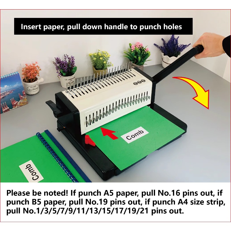 Mesin Penjilid Buku Spiral Kaw - Binding Machine Comb ulasan dan harga