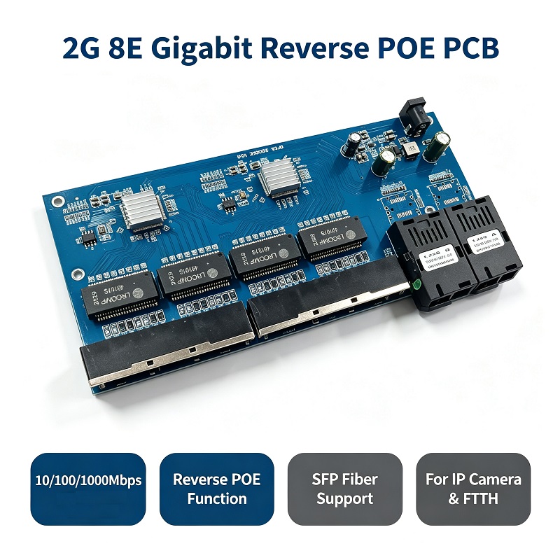 Switch PoE Terbalik 8 RJ45 2 S - Power Over Ethernet ulasan dan harga