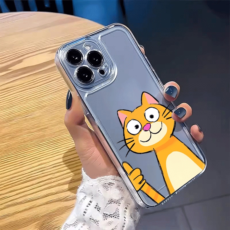 Casing Telepon Kucing Oranye K - Receipt Printer Thermal ulasan dan harga